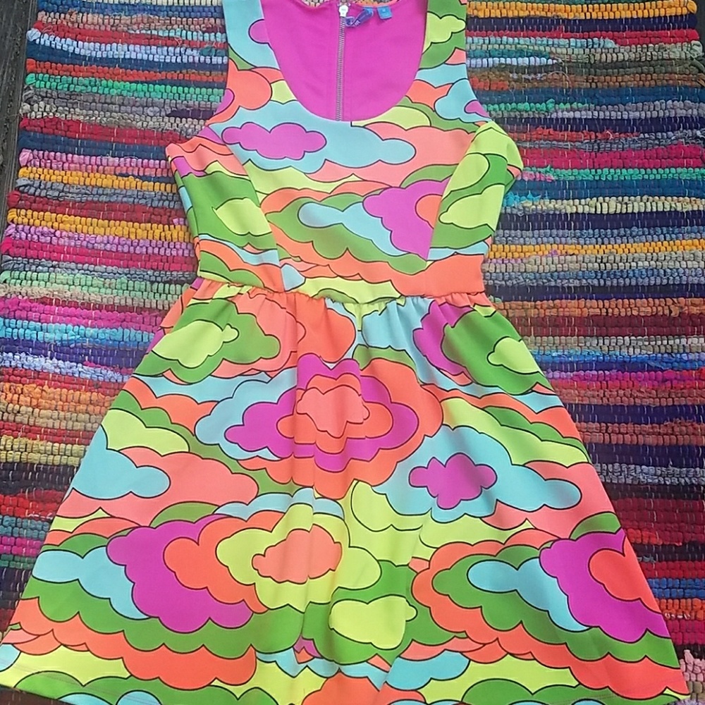 Psychedlic Skater Dress